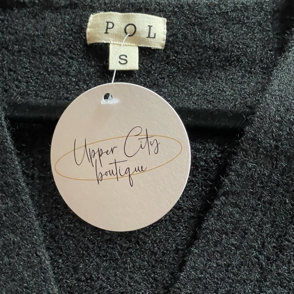 Black Cardigan with Faux Pearl buttons - Picture 8 of 8